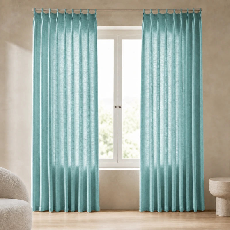 Elara Soft-Touch Linen Blend Curtain