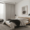 Velva Italian Cotton Velvet Room Darkening Pleat Custom Curtains Velva