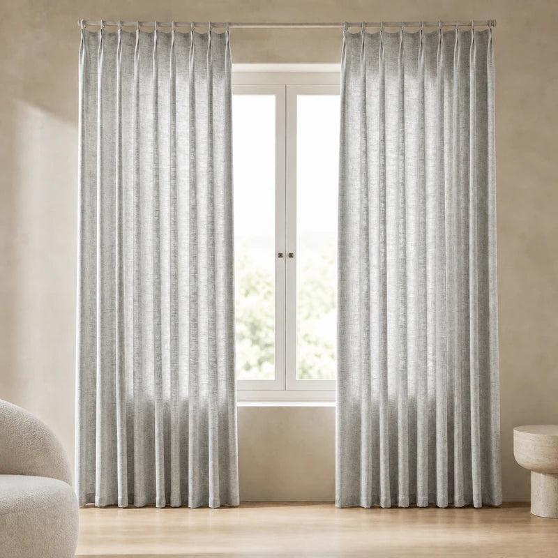 Elara Soft-Touch Linen Blend Curtain