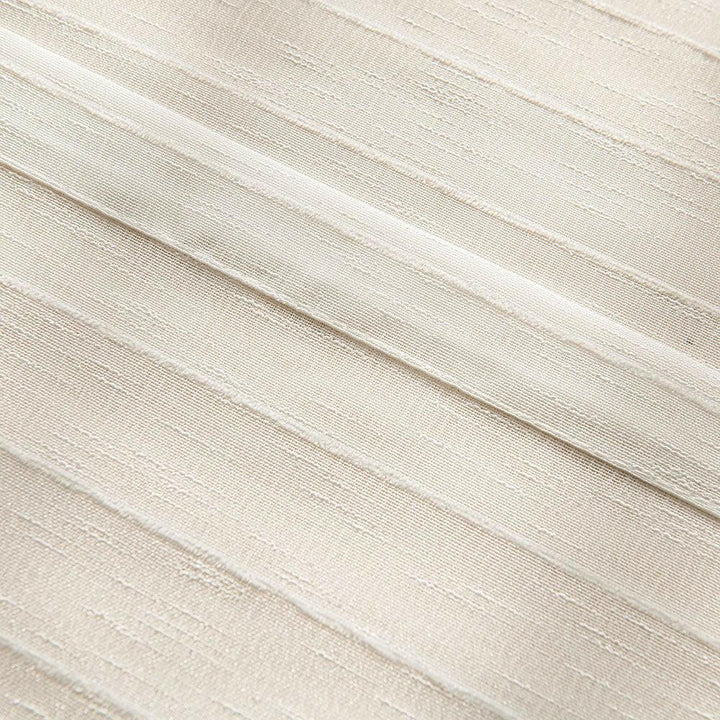 Gauzy Snowflake White Sheer Curtains - ixacurtains