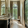 Aushme Luxurious Velvet Bathroom Pleat Custom Curtains Aushme