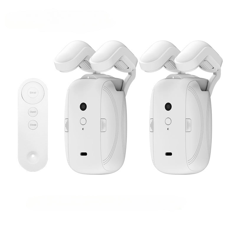 Intelligent automatic curtain opener, remote control version ixacurtains Remote control double opening three in one Remote control