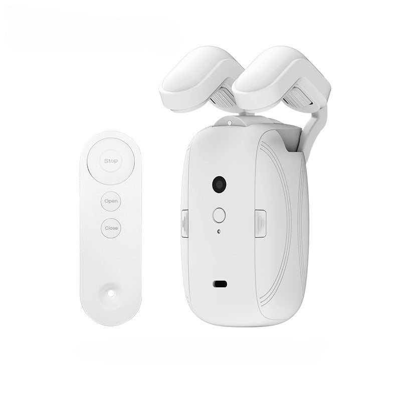 Intelligent automatic curtain opener, remote control version ixacurtains Remote control single opening Roman Rod Remote control