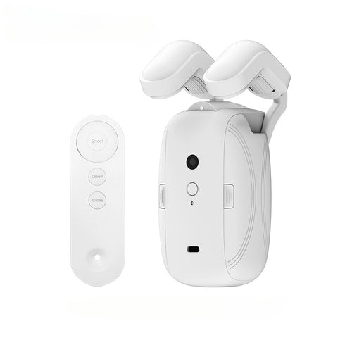 Intelligent automatic curtain opener, remote control version ixacurtains Remote control single opening Roman Rod Remote control