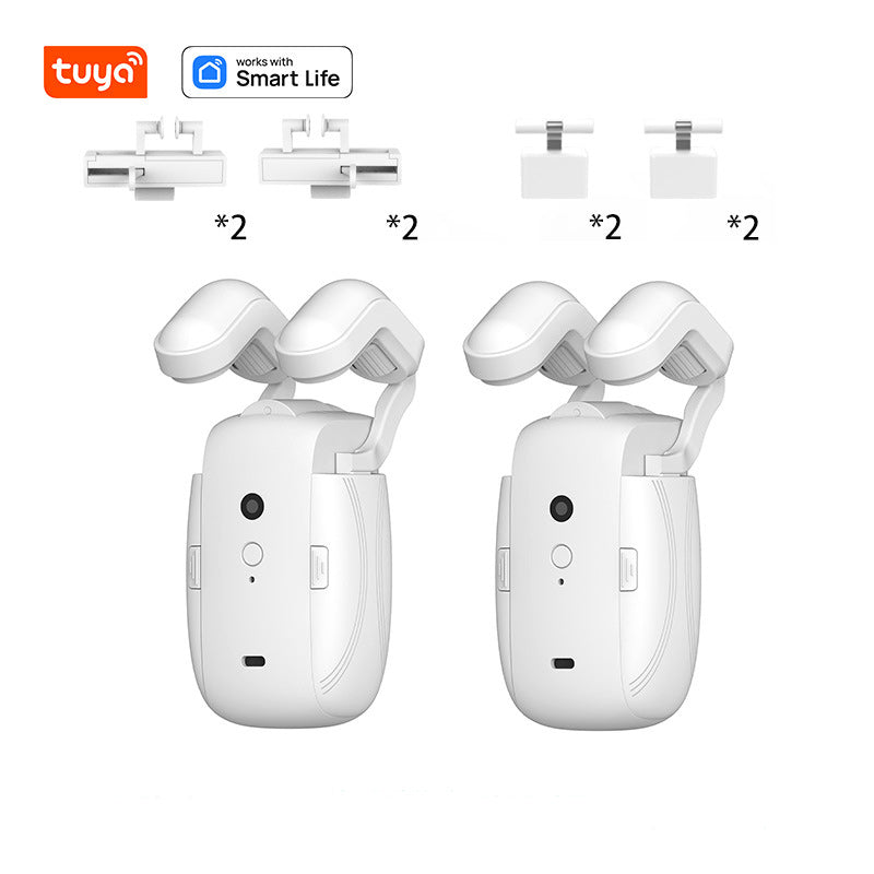 Intelligent automatic curtain opener, remote control version ixacurtains Remote control double opening three in one Bluetooth