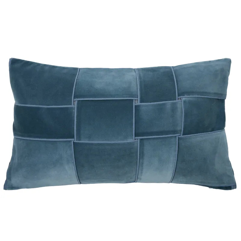 Nest Woven Knot Velvet Lumbar Pillowcase