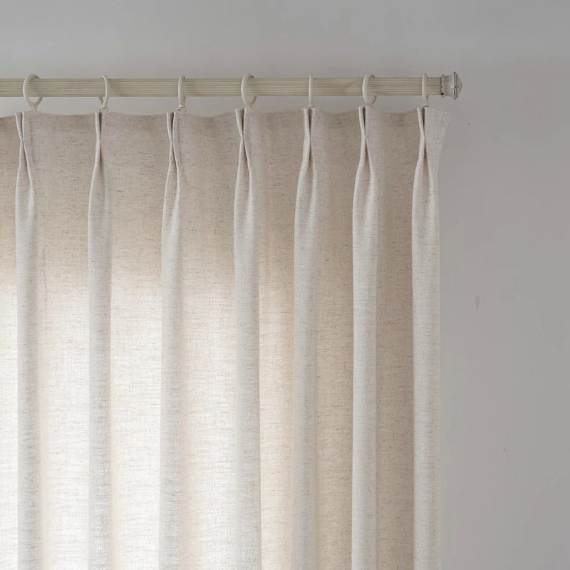 Elara Soft-Touch Linen Blend Curtain