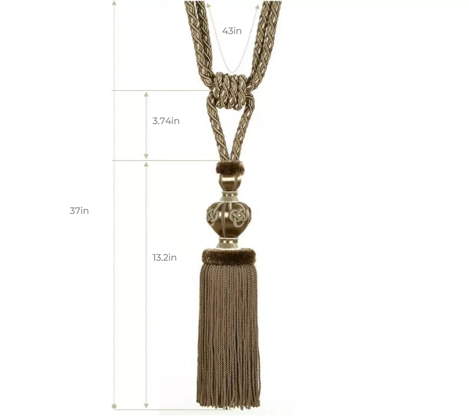 Exquisite Tassel curtain tieback ixacurtains