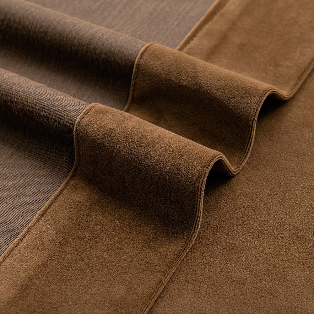 Aushme Luxurious Velvet Room Darkening Custom Drapes