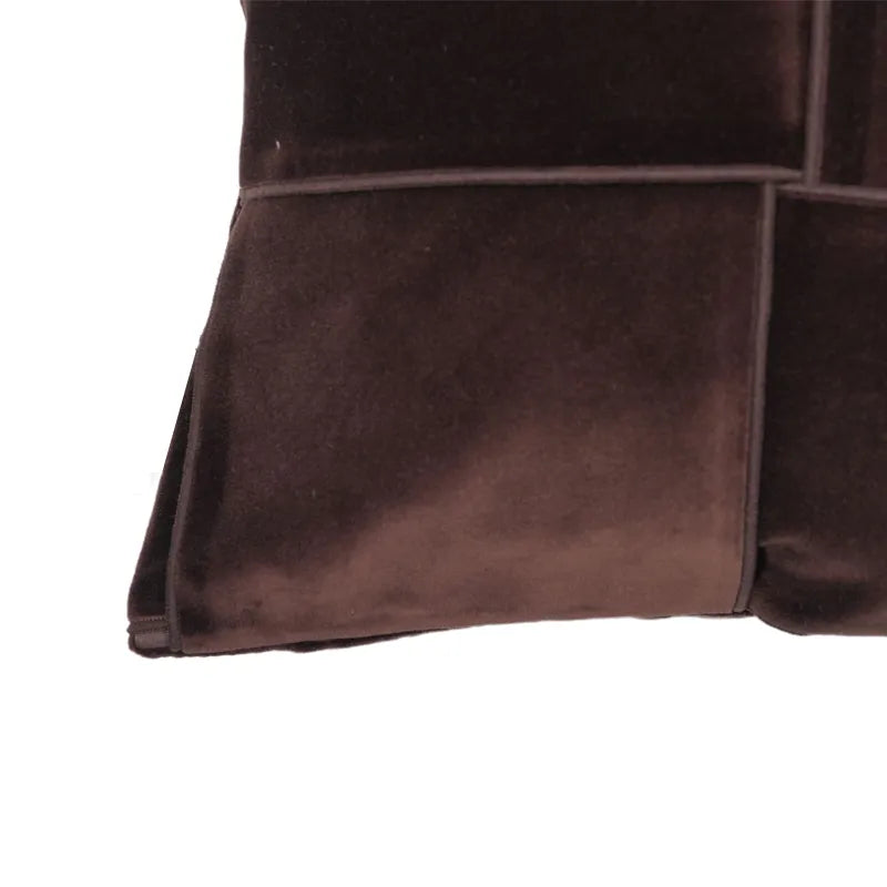 Nest Woven Knot Velvet Lumbar Pillowcase