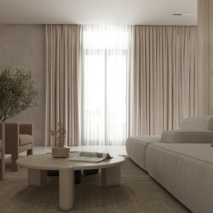 Lylac Cashmere Chenille Curtains - ixacurtains