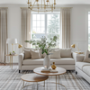 Thalia Textured Linen Custom Curtains