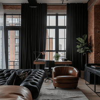 Aushme Luxurious Velvet Room Darkening Custom Drapes