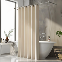 Aushme Luxurious Velvet Bathroom Custom Curtains