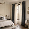 Lumora Crystal Pinch Pleat Luxury Velvet Custom Curtains