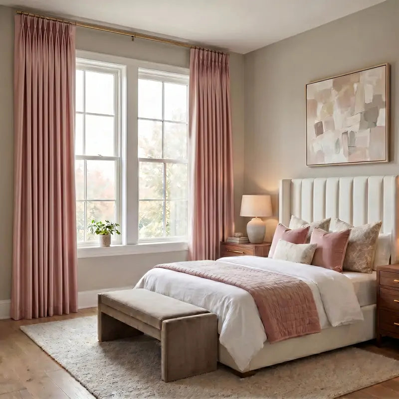 Velvet room darking curtains
