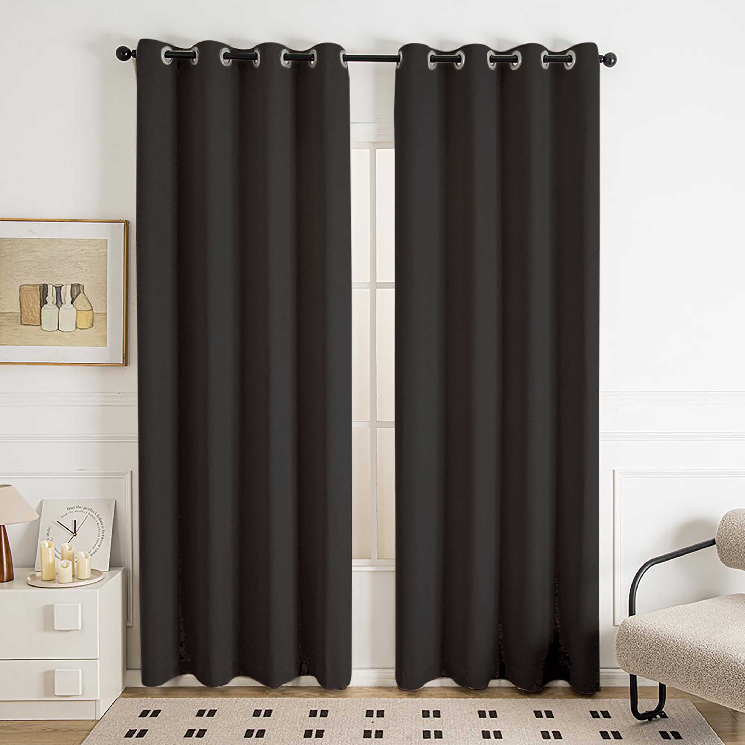 Lylac Cashmere Chenille Custom Curtains Pleated