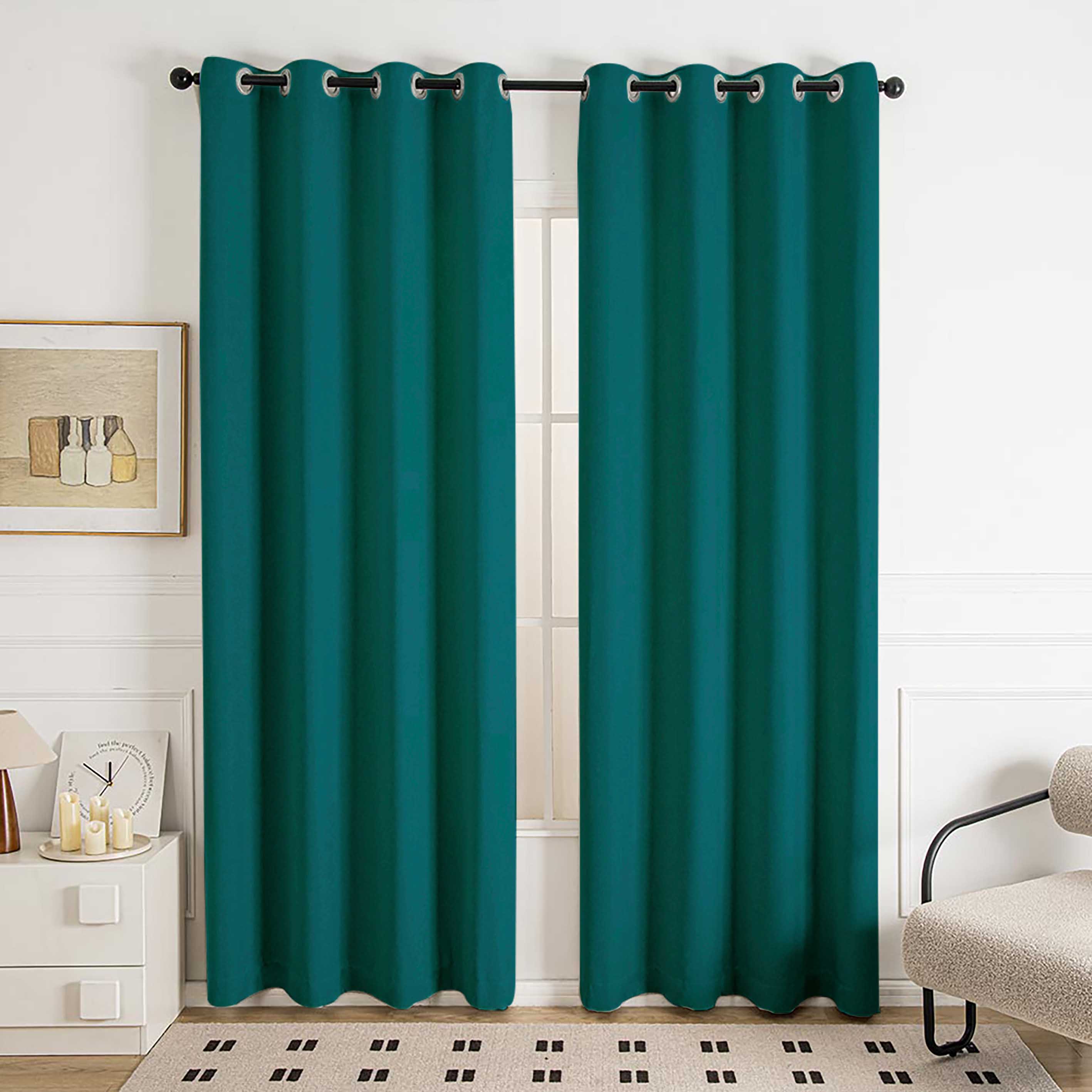 Lylac Cashmere Chenille Custom Curtains Pleated