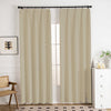 Mivle Stripe Charm Chenille Modern Pleat Custom Curtains