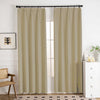 Mivle Stripe Charm Chenille Modern Pleat Custom Curtains