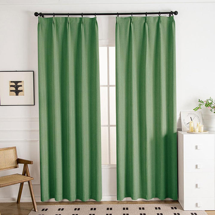 Mivle Stripe Charm Chenille Curtains - ixacurtains