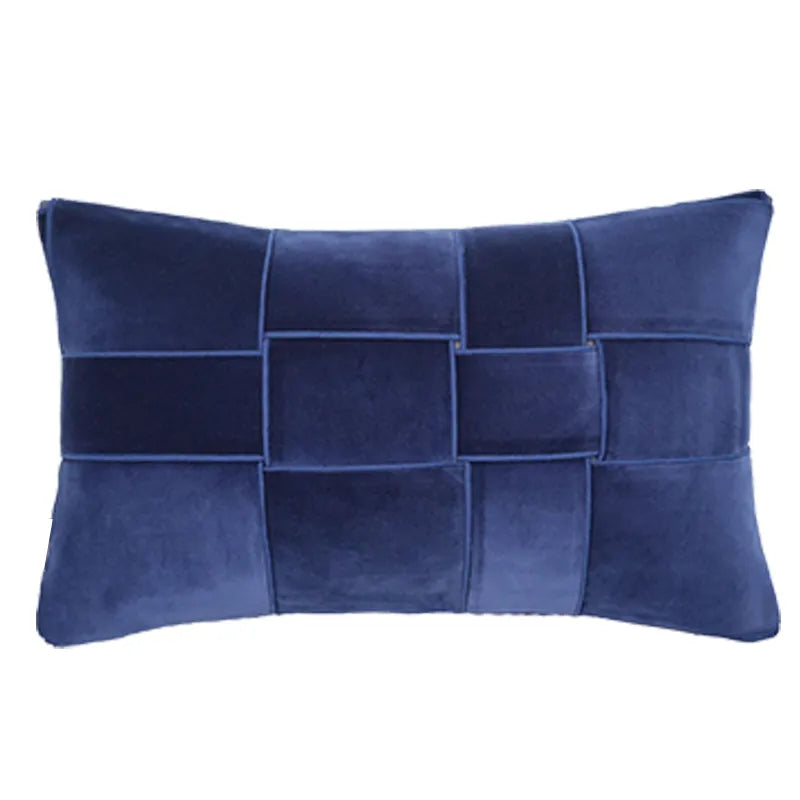 Nest Woven Knot Velvet Lumbar Pillowcase