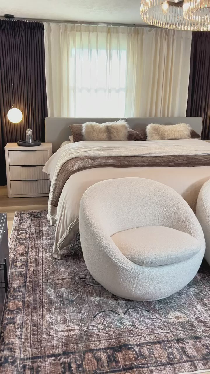 Linen curtains for bedroom